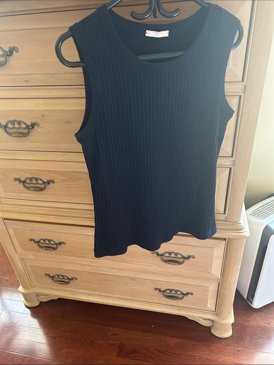 Circo Tops - Circo navy blue Ribbed Sleeveless Tank Top